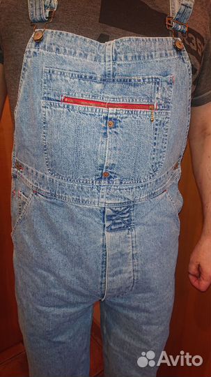 Джинсовый мужской комбинезон Emanuel & Co, раз. L