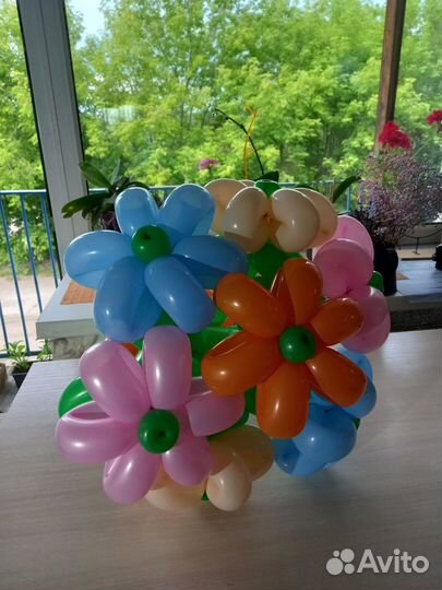 Оформление шарами. Букеты