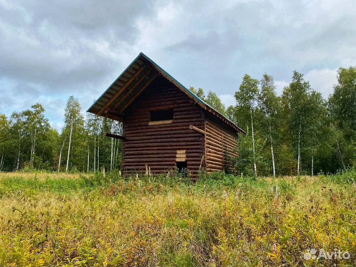 Готовый сруб дома из бревна