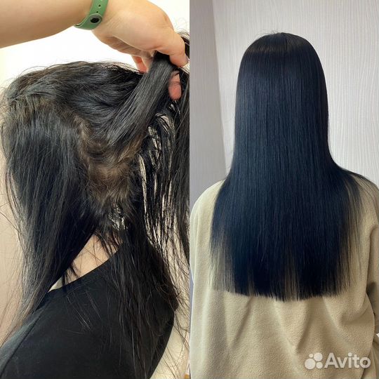 Реконструкция, Выпрямление волос