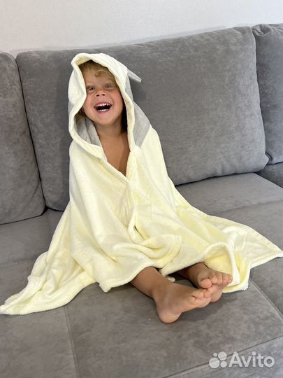 Детское полотенце с капюшоном