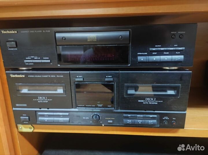 CD дека кассетная дека technics