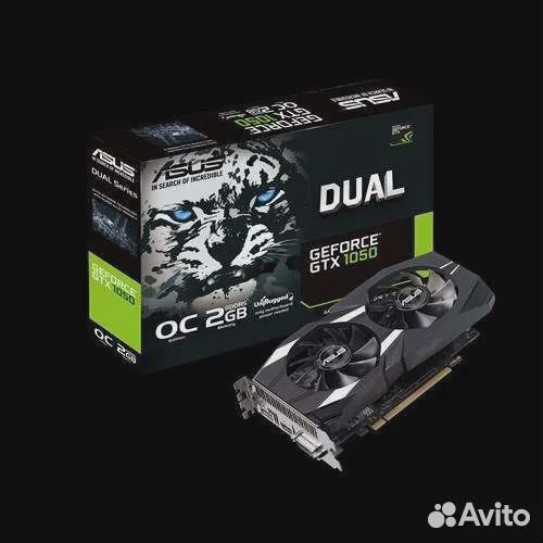 Видеокарта asus GTX 1050 2GB dual