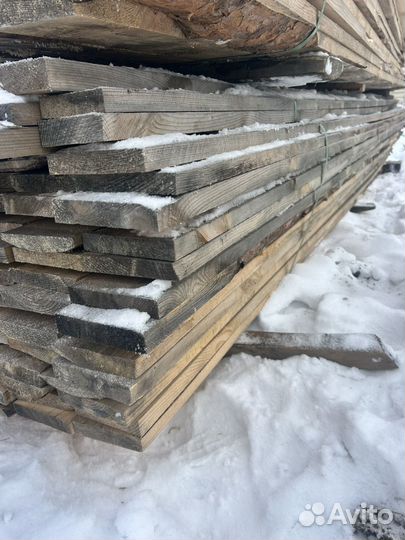 Брус, доска, пиломатериал 30х120х4м