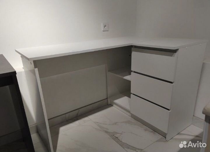 Угловой компьютерный стол Графит