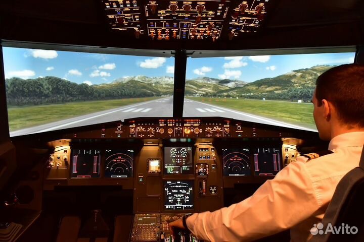 Полёт на авиатренажёре