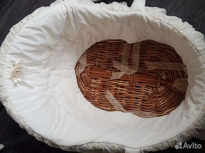 Кокон корзина переноска плетенная