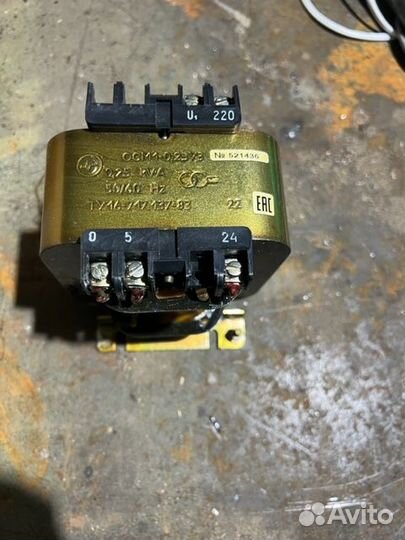 Трансформатор осм1-0,25 У3 220/5-24