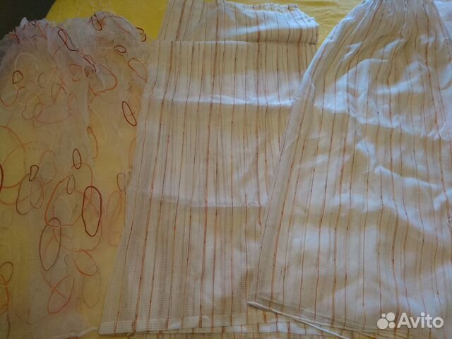 Тюль готовая новая