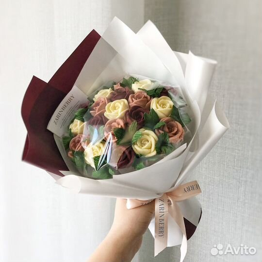 Букет из шоколадных роз