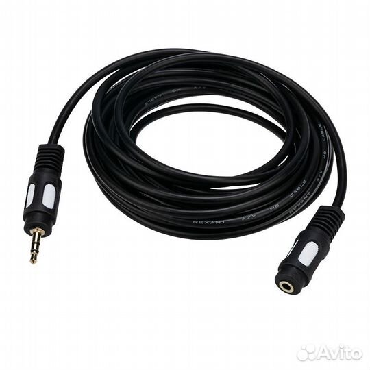 Шнур 3.5 Stereo Plug - 3.5 Stereo Jack 3М (gold) r