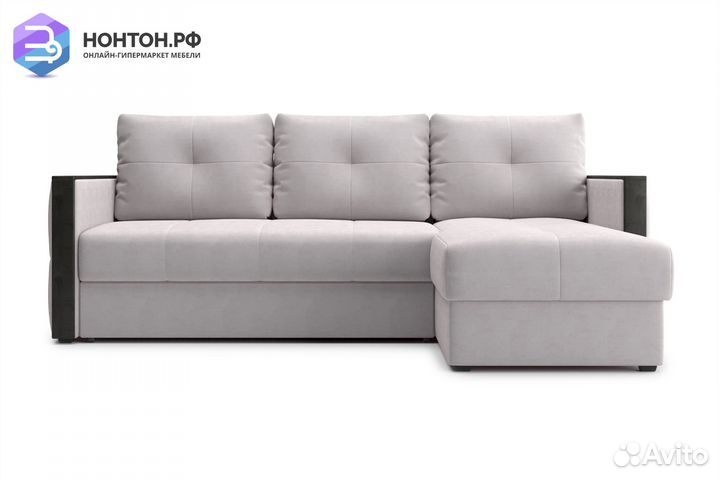 Диван угловой дельфин Инсайд бежевый