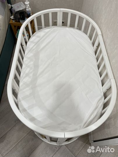 Детская кроватка трансформер 6в1 из массива березы