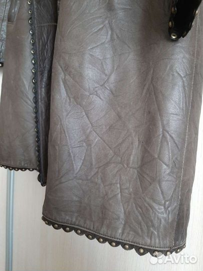 Пальто женское 42 44 эко-кожа