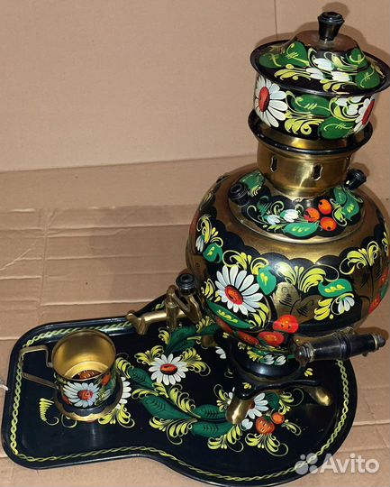 Самовар электрический расписной