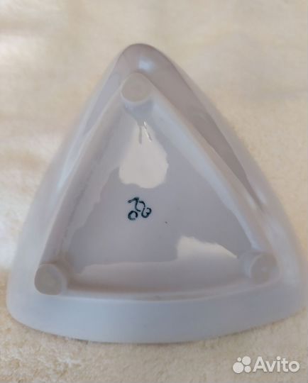 Салатник фарфоровый СССР лзфи