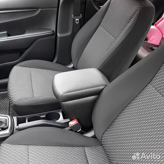 Автоподлокотник Kia Rio 2017- Premium экокожа черн