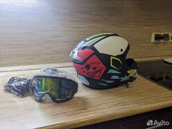 Новый комплект Мотошлем для эндуро