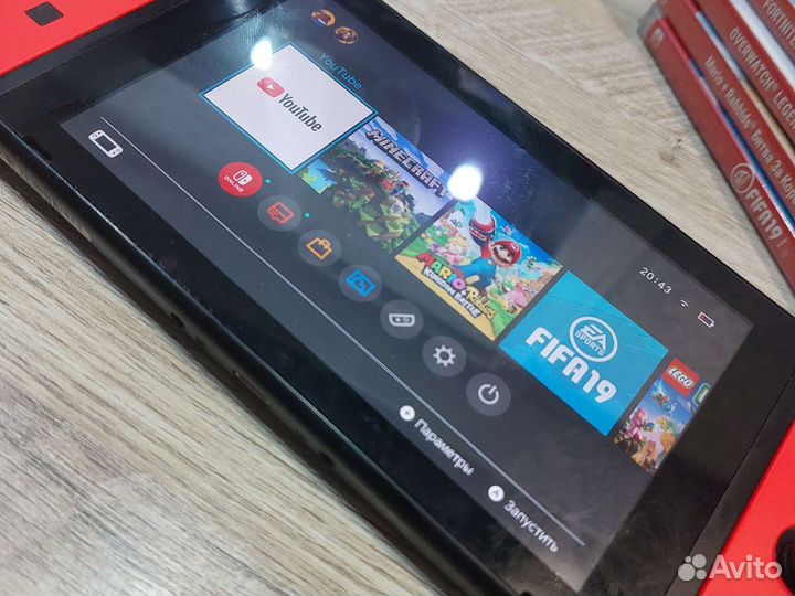 Nintendo switch вместе с играми