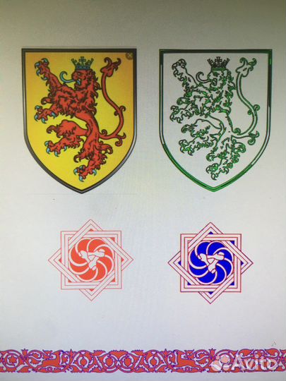 Отрисовка в векторе для резки и гравировки