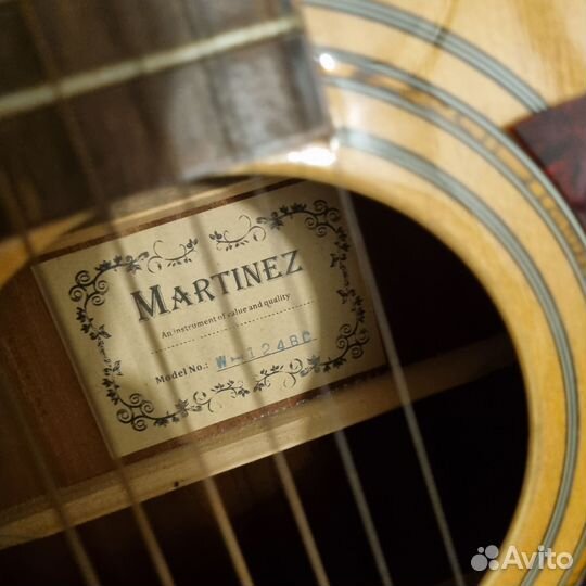 Акустическая электро гитара Мартинес