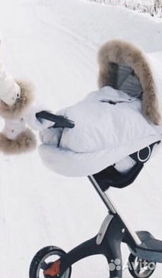 Зимний кит на коляску stokke