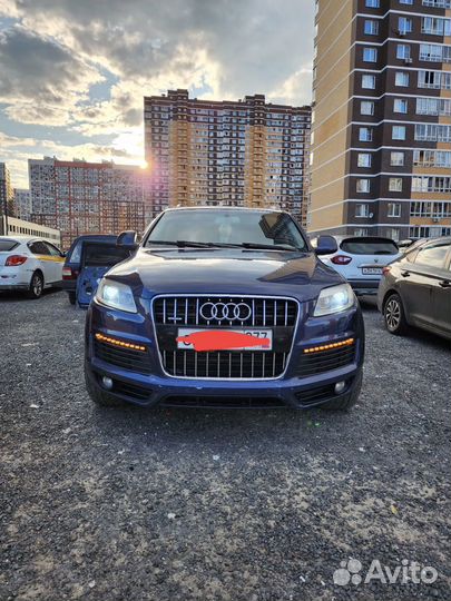 Дневные ходовые огни, поворотники для ауди q7