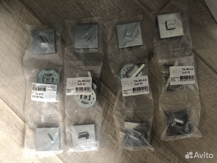 Защелки на двери, хром. 4 комплекта