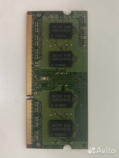 Оперативная память Samsung DDR3 1333 SO-dimm 2Gb