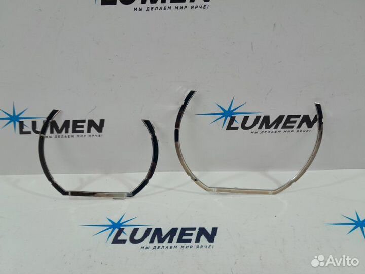 Хромированное полукольцо малое переднее левое Bmw