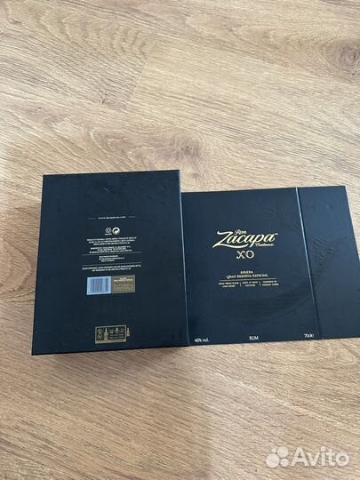 Коробка от элитного рома Zacapa