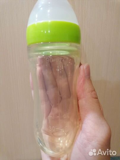 Посуда для прикорма Бутылочка с ложкой