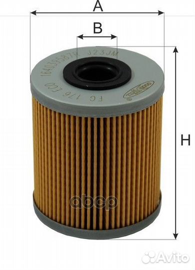 Фильтр топливный renault, nissan FG176ECO Goodwill