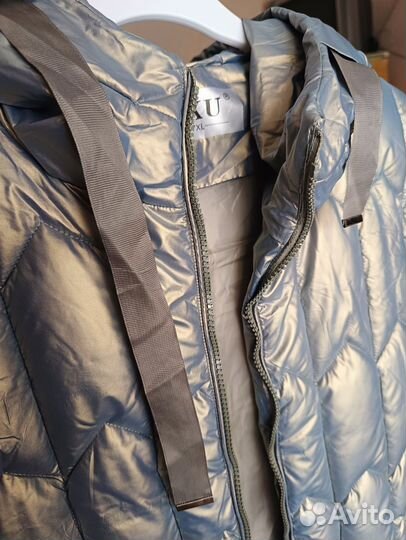 Жилет утепленный женский длинный