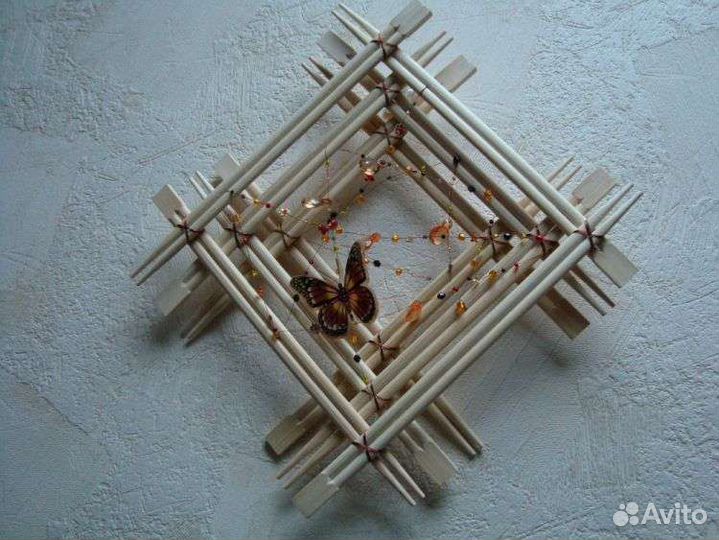 Деревянные палочки для творчества