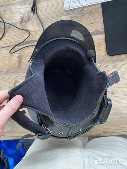 Мотошлем shoei с гарнитурой Scala Freecom 2