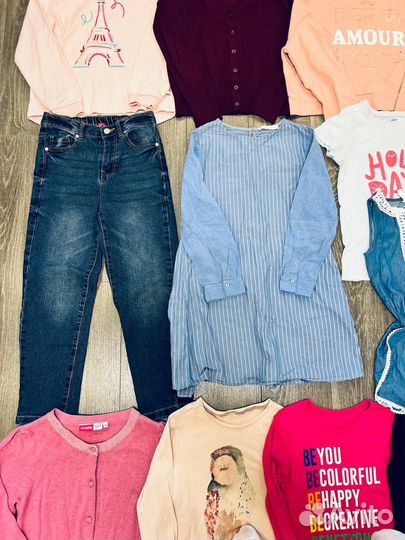 Одежда 134 140 пакетом для девочки