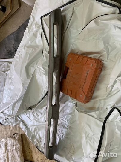 Накладка на передний бампер kia rio x-line