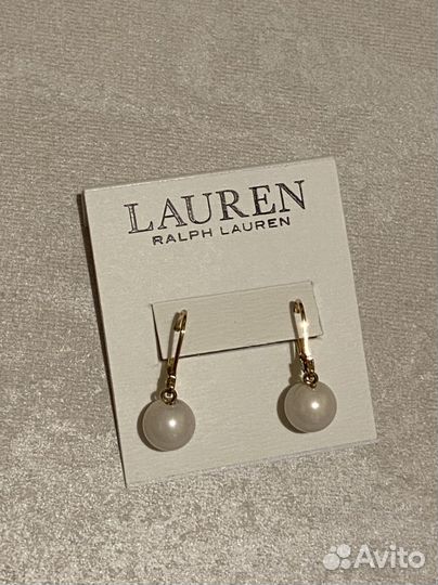 Новын серьги Ralph Lauren оригинал