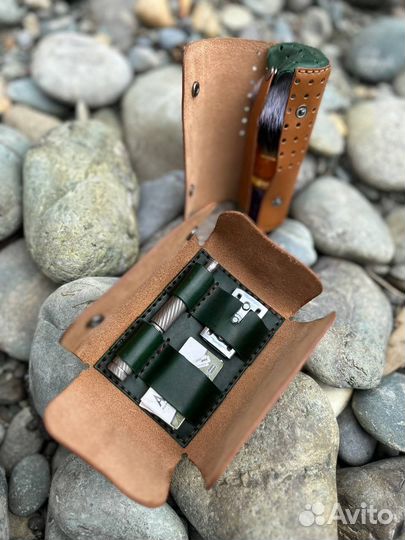 Чехол для Т образной бритвы и и помазка