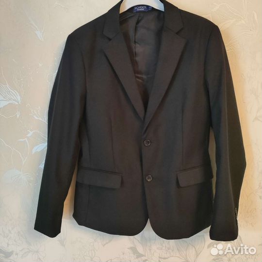 Костюм классический, школьный, 152 рост