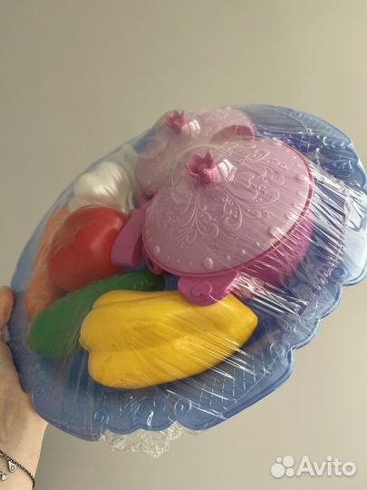 Набор овощей и кухонной посуды Волшебная Хозяюшка