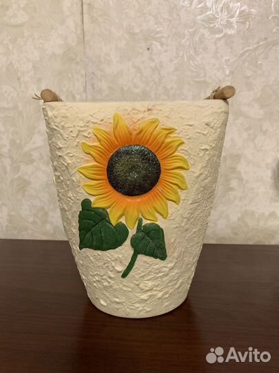 Горшок кашпо керамический