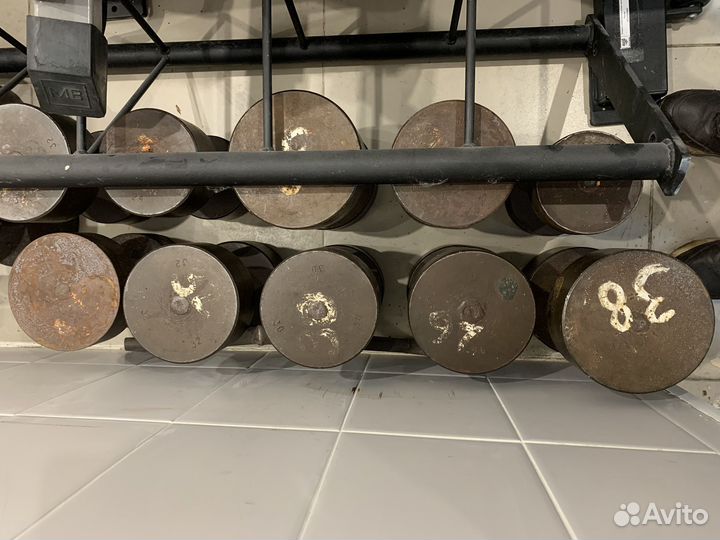 Гантели 24-38 кг