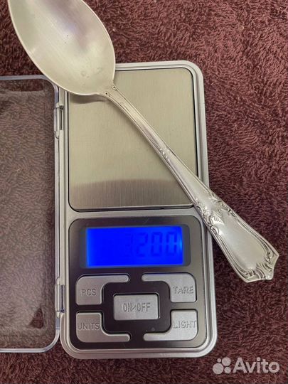 Ложка чайная серебряная Серебро 875 пробы