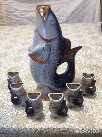 Подарочный набор рюмок с графином