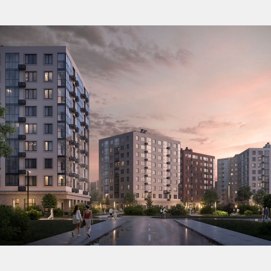 2-к. квартира, 54,6 м², 1/9 эт.