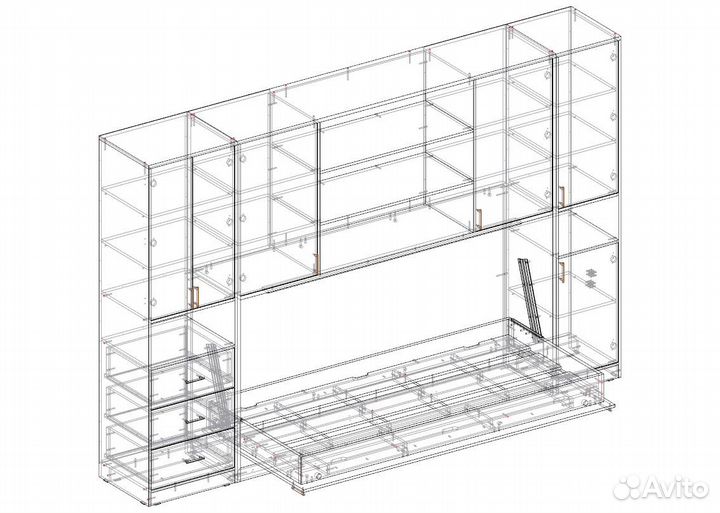 Шкаф кровать трансформер в рассрочку