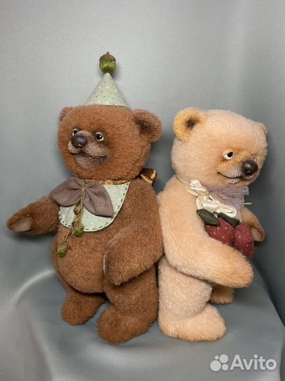 Сливочка и Шоколадка мишки тедди