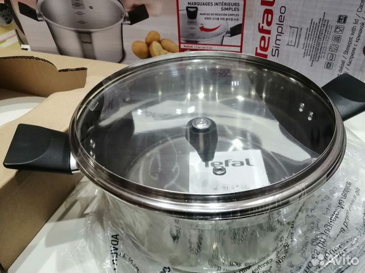 Новая кастрюля Tefal Simpleo 24 см